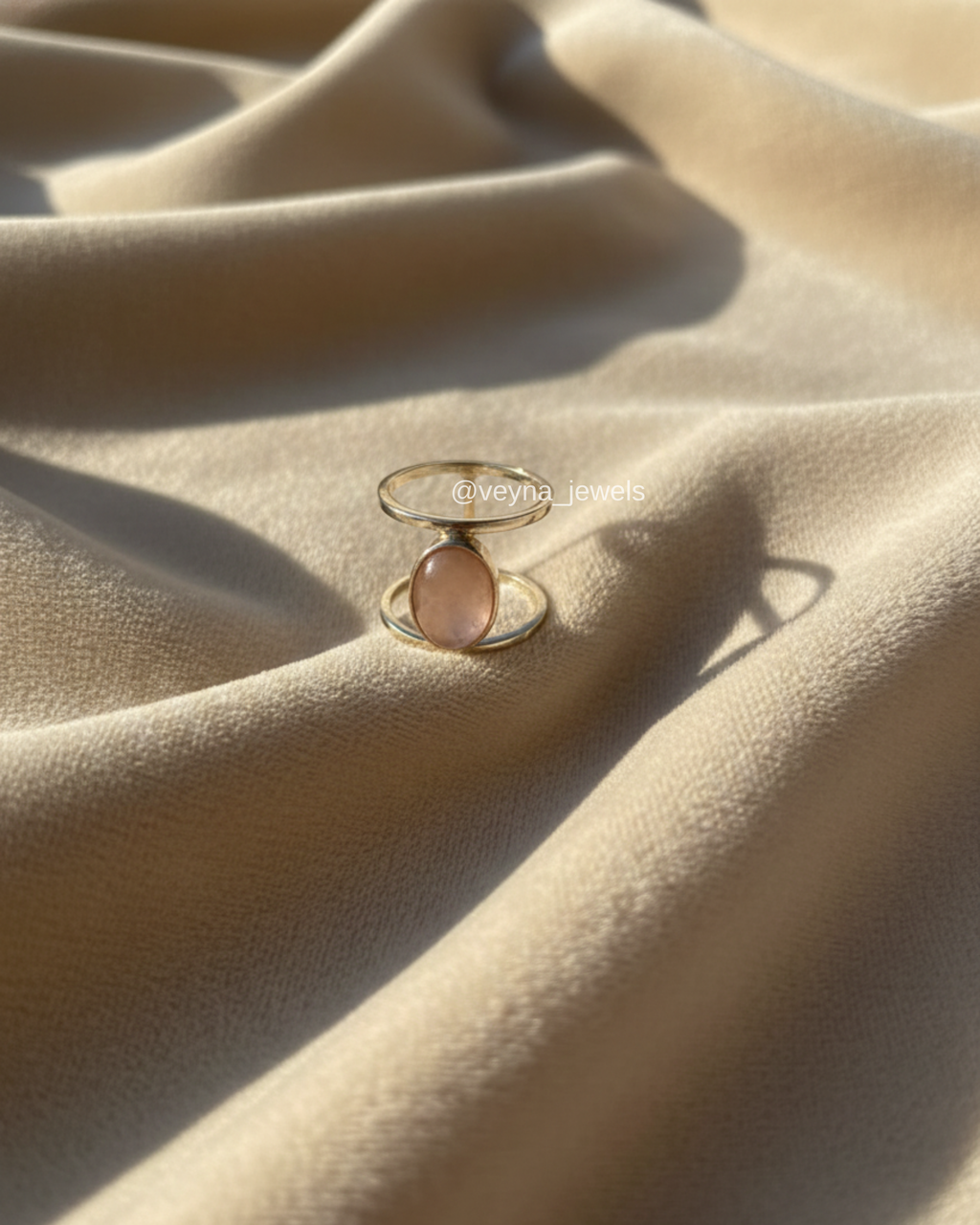 Peach Silver Band