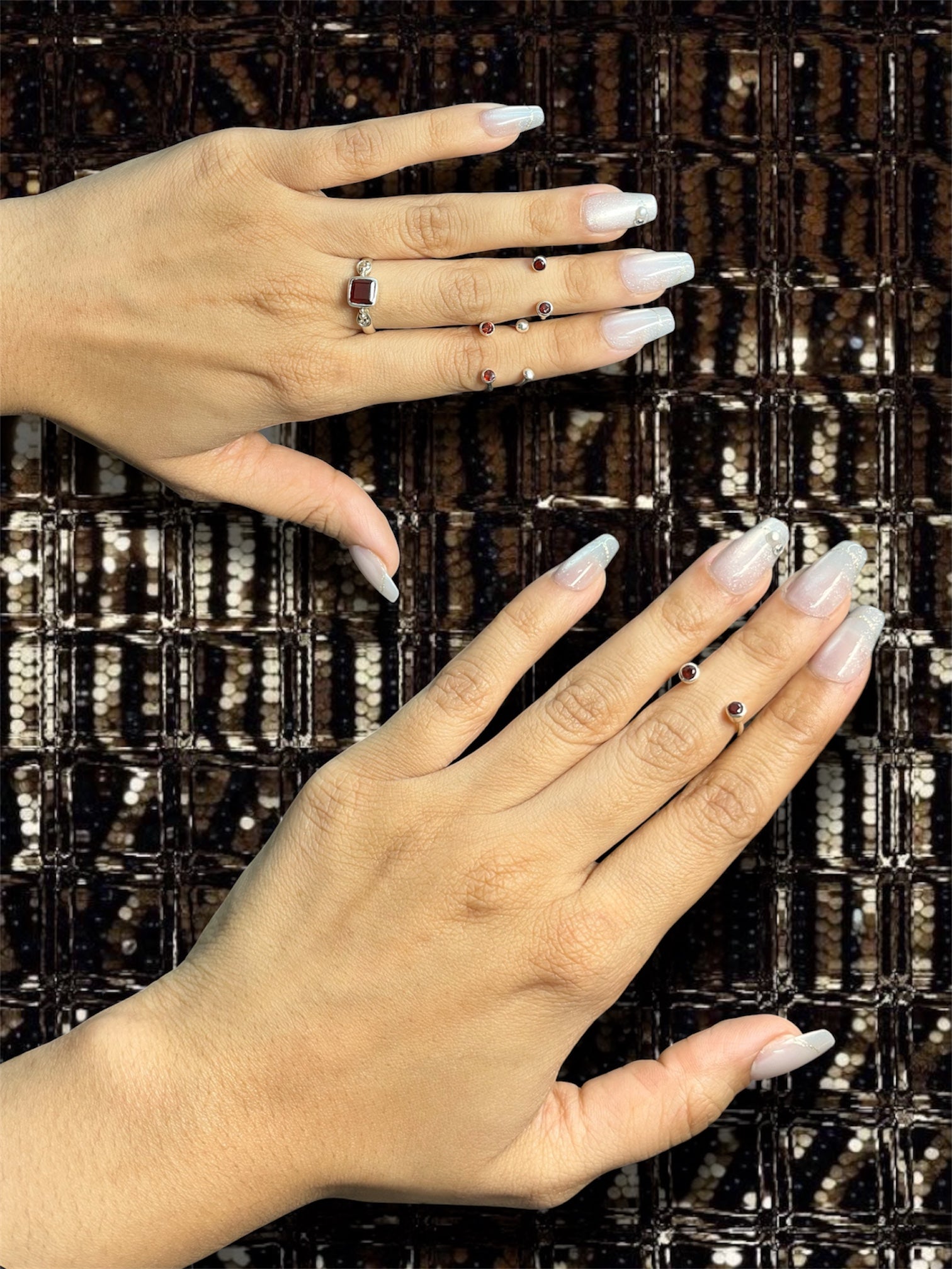 Finger Cuffs with Stones